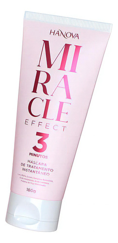 Máscara Miracle Tratamento Instantâneo 3 Minutos Hanova 180g