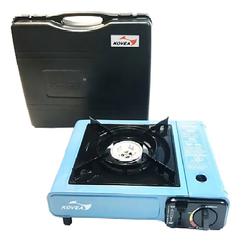 Anafe Portatil Cocina Gas Butano + Maletín Calidad Potente Color Naranja