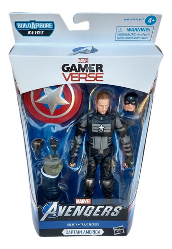 Figura Capitan America, Traje Secreto, Gamerverse.