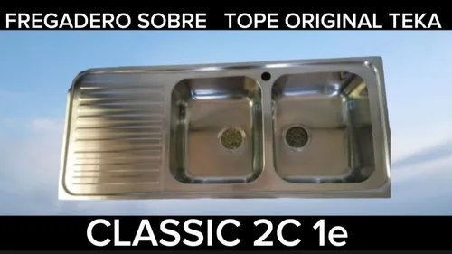 comprar Fregadero Teka Clasic 2c1e Imp Acerinox  Belleza 600 Divisas
