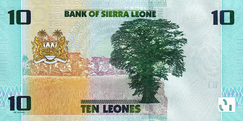 Grr-billete De Sierra Leona 10 Leones 2022