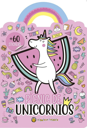 * Picnic De Unicornios * + 60 Stickers Colorear