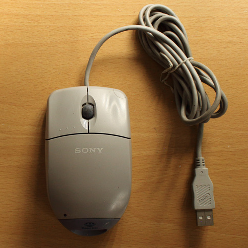 Mouse Usb Optico Vintage Sony Con Lector Memory Stick 