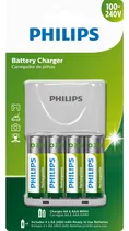 Comprar Carregador Cu002F 4 Pilhas Philips Recarregaveis Aa 2450mah