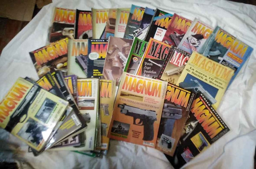 Lote 44 Revistas Magnum Armas, Antiguas Discontinuas