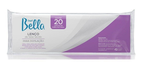 Depil Bella Lenco Para Depilação 20un.
