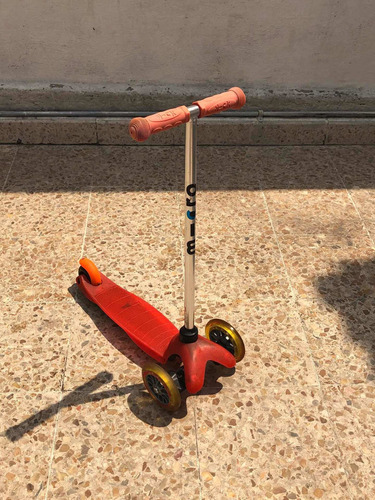 Scooter Patin Micro Kickboard Mini Naranja - Original Oferta