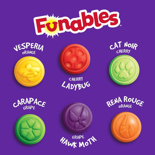 Gomitas De Fruta Funables Ladybug (10 Piezas) Americano