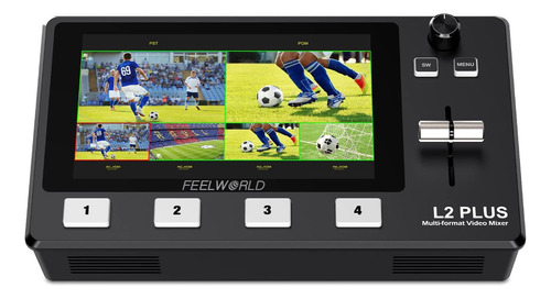 Mezclador De Vídeo Multicámara Feelworld L2 Plus 5.5 Lcd