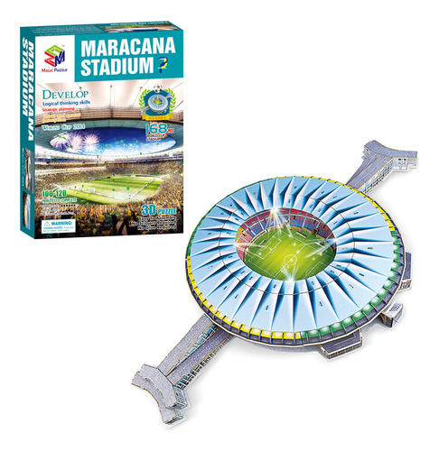 Led Quebra-cabeça Tridimensional Do Estádio Maracanã