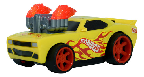 Carro Luces Y Sonido Hot Wheels Rojo Color Amarillo