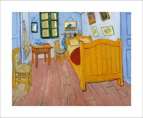 Lamina Fine Art El Dormitorio En Arles Van Gogh 40x50 Cm