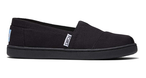 Alpargatas Toms Youth Canvas Black Niños