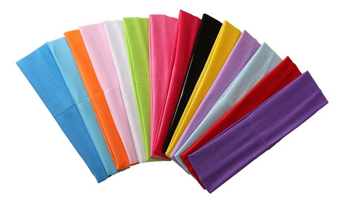 14 Piezas De Cintas Deportivas De Yoga De Colores Surti...