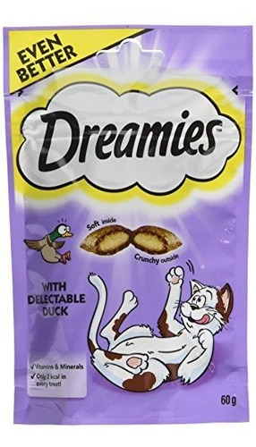 Botana - Dreamies Duck Flavoured Cat Treats 60g