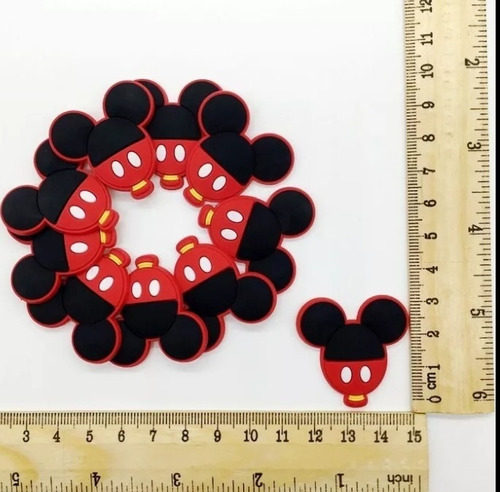 Dibujo Mickey Silicona Decoracion  Llavero Celular Mochila 
