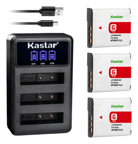 Kastar Cargador Usb, Batera Para Np-bg1bg1