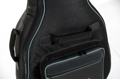 Capa Bag Para Violão Folk Avs Ch200 Acolchoada Super Luxo Cor Preto