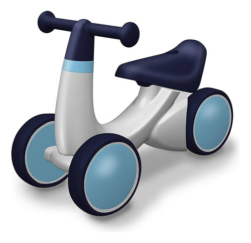 Triciclo Infantil Para Bebe Babrin Azul 4 Ruedas Azul Acero (Usado)