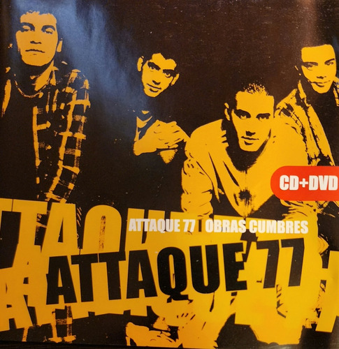 Cd Ataque 77 - Obras Cumbres - Cd Y Dvd - Nacional 