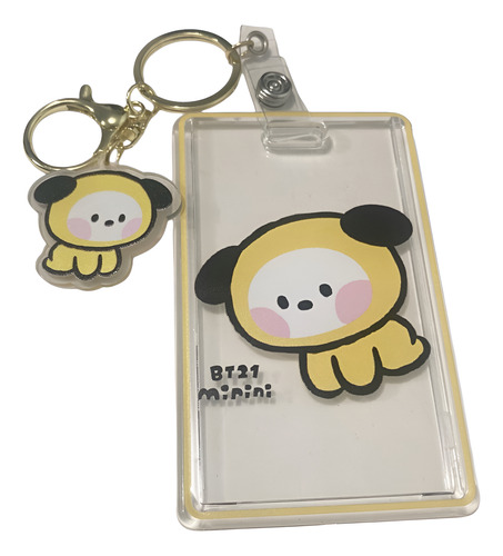Porta Gafete Bt21 Card Holder Mod 3