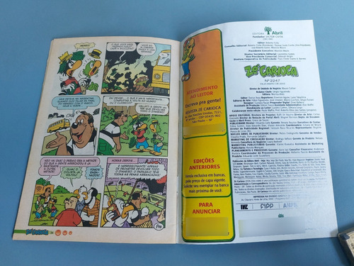 Antigo Gibi Zé Carioca Nº 2247 Editora Abril Disney 2003 (Usado)