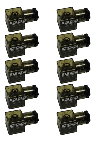 10 Un Conector Plug Elétrico Din 43650-a P/ Solenoide Led Dc