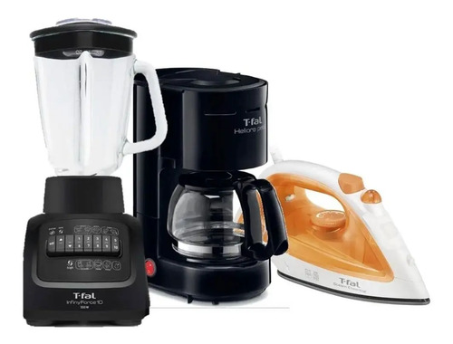 Set Básico Hogar Licuadora+plancha+cafete T-fal Paqln8008cm3 | Meses sin  intereses