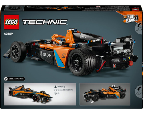 Lego Technic Neom Mclaren Formula E Team Mod 42169 - 452 Pza