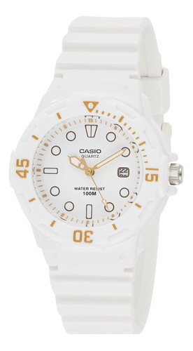 Reloj Mujer Casio Lrw200h-7e2 Cuarzo Pulso Blanco En