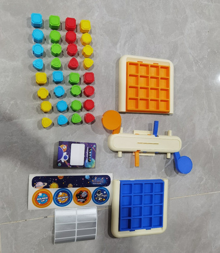 Juego Mesa Niños:2 Jugadores-ganador Hace Caer Tablero