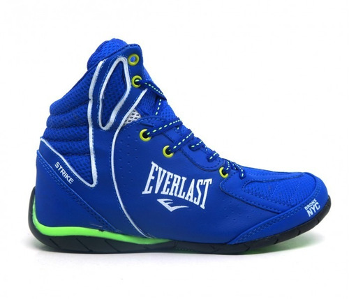 Tênis Everlast Strike Bota De Academia Azul E Verde Limão | Mercado Livre