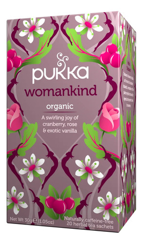 4-pack Infusion Pukka Womankind 20 Bolsitas Andina Grains