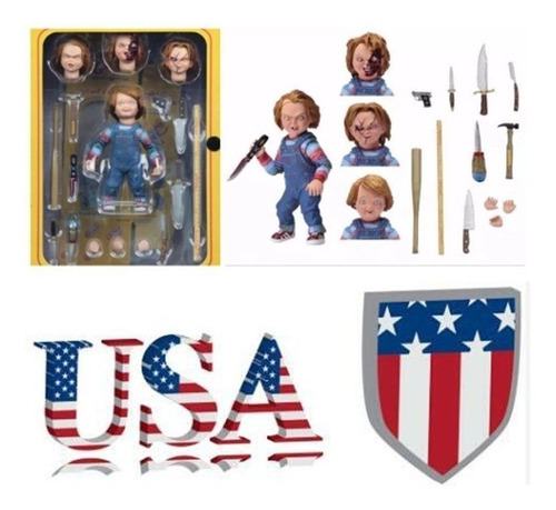 U.s. Vender Neca Toys Juego De Niños Buenos 10cm Pvc Figura 