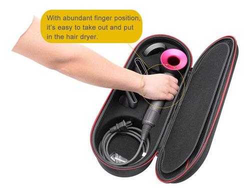 Case Rlsoco Hard Para Secador De Cabelo Supersônico Dyson Co