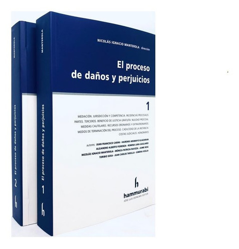 El Proceso De Daños Y Perjuicios, 2 Ts. - Manterola