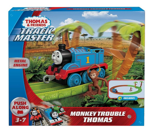 Thomas & Friends Pista De Thomas En África Mattel Gjx83 Color Verde