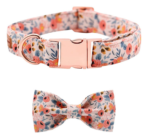 Collar De Cachorro Con Hebilla Floral Collar De Cachorro