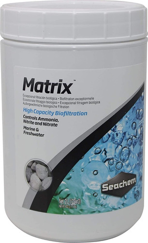 Biofiltro Premium Acuario Seachem Matrix 2 Litros 800 Gr -ar