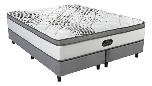 Colchón Y Sommier Simmons Beautysleep 2 Plazas King 200x200 Color Blanco