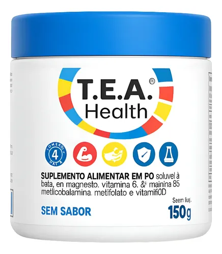 Tea Health Suplemento Vitaminas Em Pó Para Criança Autismo Sem Sabor ...