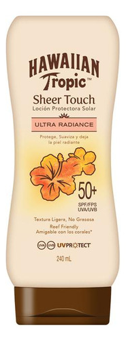 Bloqueador Hawaiian Tropic Sheer Touch Spf50 X240 Ml