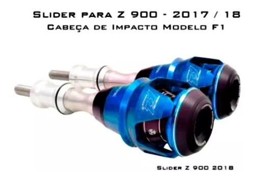 Imagem 1 de 2 de Slider Procton F1 Kawasaki Z900 2017 A 2022