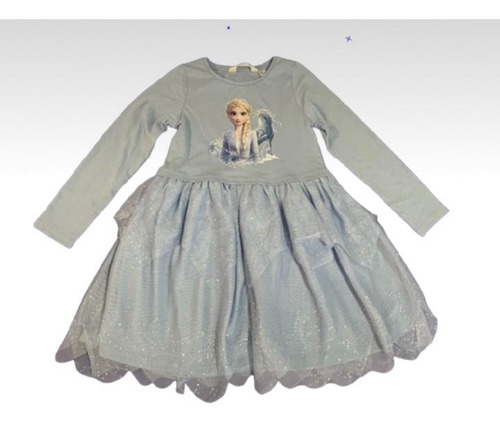 Hermoso Vestido De Frozen Para Niña Talle 6-8 Años