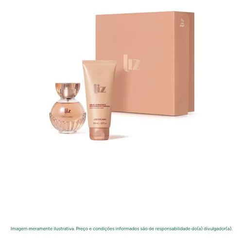 Kit Presente Natal Liz Boticário (2 Itens) Perfume 50 Ml