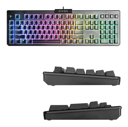 Teclado C Evga Z12 Rgb Gaming Sp/usb