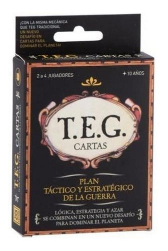 Juego Teg Cartas Plan Estrategico De Guerra Yetem Jeg 80600