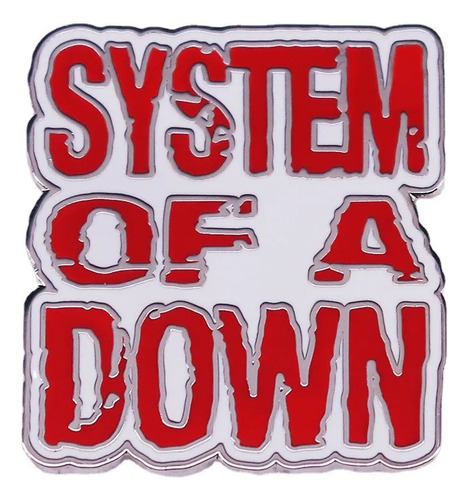 System Of A Down  Pin Medalla Rock Boton Gotico Metal Emo 01