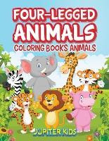 Libro Four-legged Animals : Coloring Books Animals - Jupi...