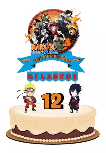 Naruto Adorno Para Tortas Anime Cake Toppers | Cuotas sin interés